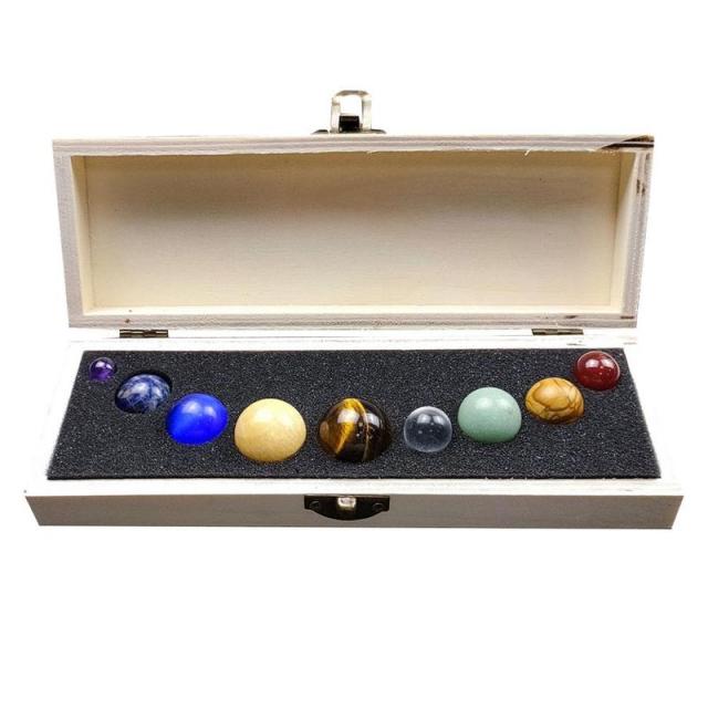 The Solar System Gemstone Collection Box
