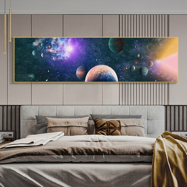Solar System Canvas Wall Art