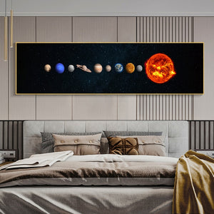 Solar System Canvas Wall Art